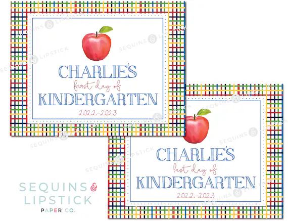 First Day of School Printable Sign Printable Back to School - Etsy | Etsy (US)