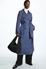 BELTED DENIM TRENCH COAT | COS (US)