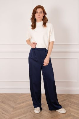 Lorna Wide Leg Trousers (Navy) | My_Best_Friends_Wardrobe