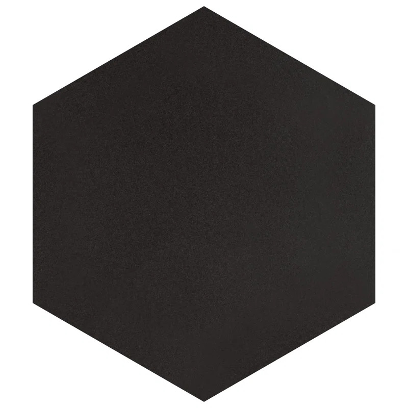 Textile Hex 9" x 10" Porcelain Wall & Floor Tile | Wayfair North America