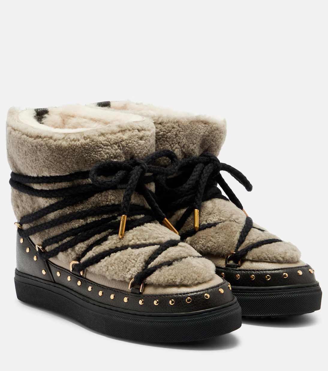 Curly Rock studded shearling snow boots | Mytheresa (US/CA)