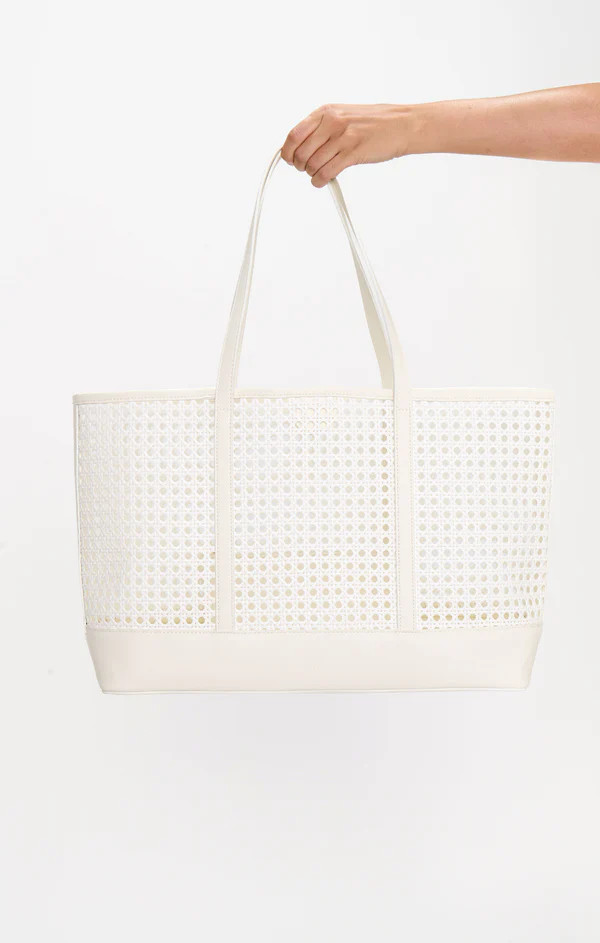 Soleil Tote Bag ~ White | Show Me Your Mumu