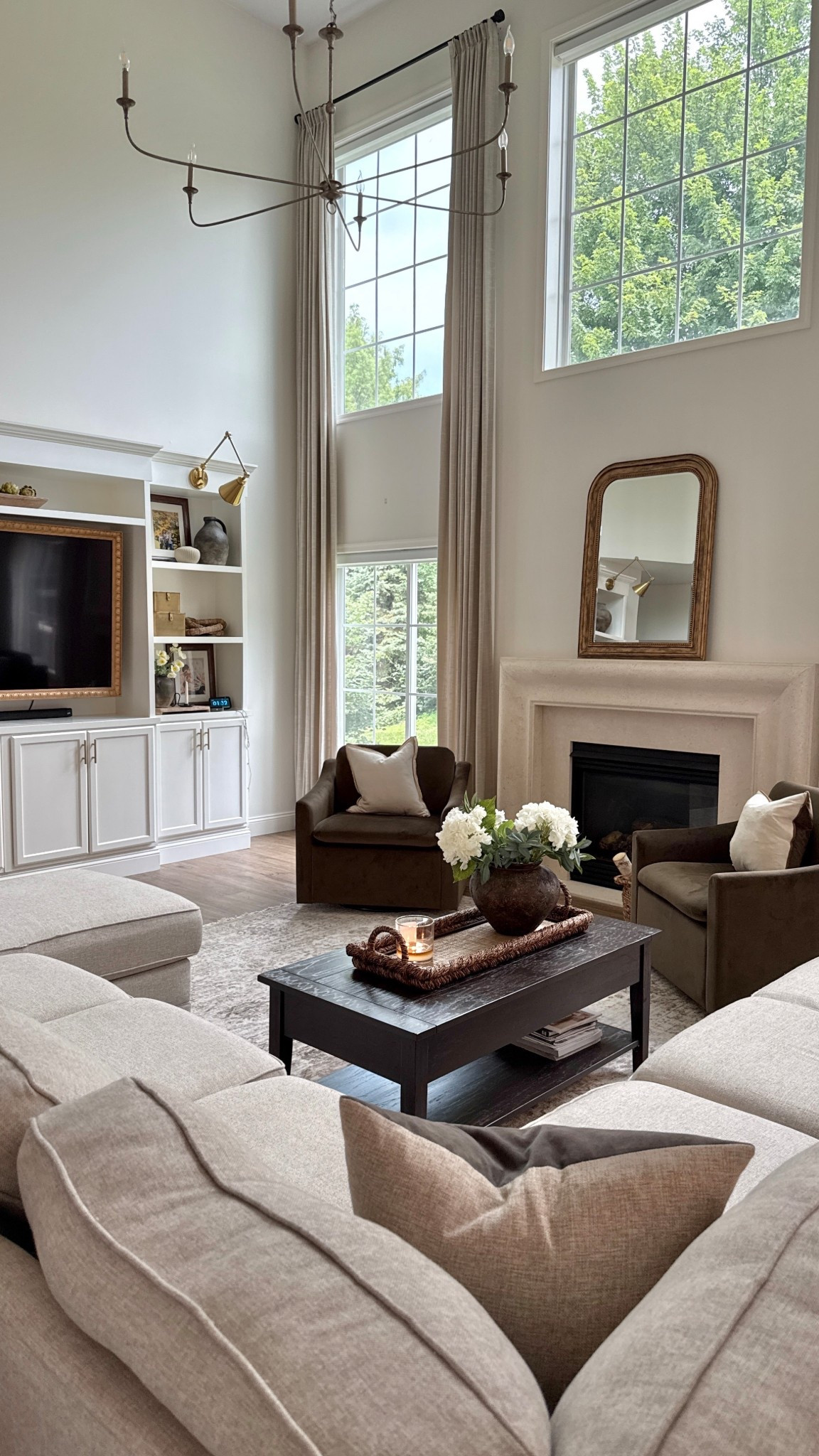 My velvet upholstery swivel chairs are back on stock and on sale. 🙌🏻 I love this affordable set. Timeless living room 

#LTKSaleAlert #LTKHome