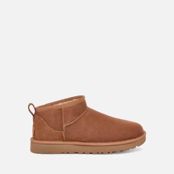 UGG Women's Classic Ultra Mini Sheepskin Boots - Chestnut | Coggles (Global)