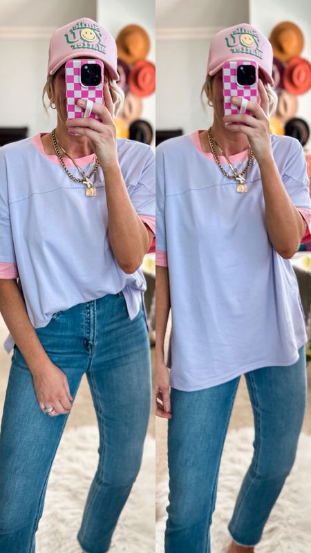 We The Free Avery tee lookalike under $20 and relaxed in true size 
Comes in all the colors that the free people tee comes in and other unique colors like this one 

#LTKstyletip #LTKfindsunder50