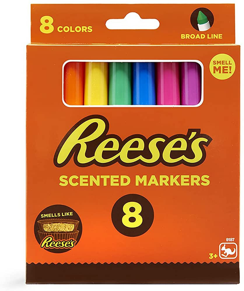 Hershey Reeses Peanut Butter Cups Scented Markers - Smelly Markers Washable For Kids - Silly Scen... | Amazon (US)