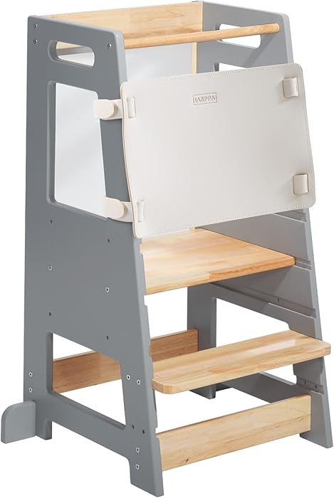 HARPPA Nordo Toddler Kitchen Learning Helper with Adjustable Height and Anti-Slip Protection, Kid... | Amazon (US)