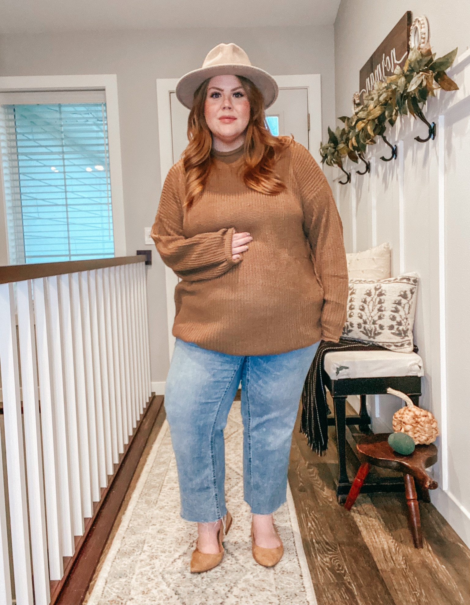 Todays OOTD isn’t exactly snow appropriate…but at least I’ll be warm up top in this cozy maternity sweater from PINKBLUSH!

Maternity outfit, plus size maternity, sweater weather, straight leg jeans, maternity jeans, hat, ballet flats, Amazon shoes

#LTKcurves #LTKbump #LTKfit