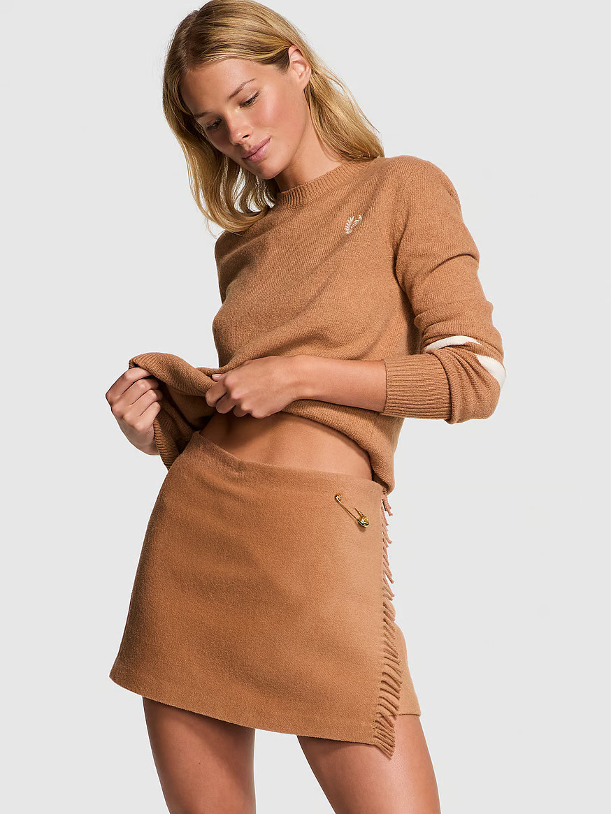 Fringe Wrap Mini Skirt | Victoria's Secret (US / CA )