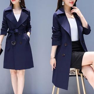 Double Breasted Trench Coat | YesStyle Global