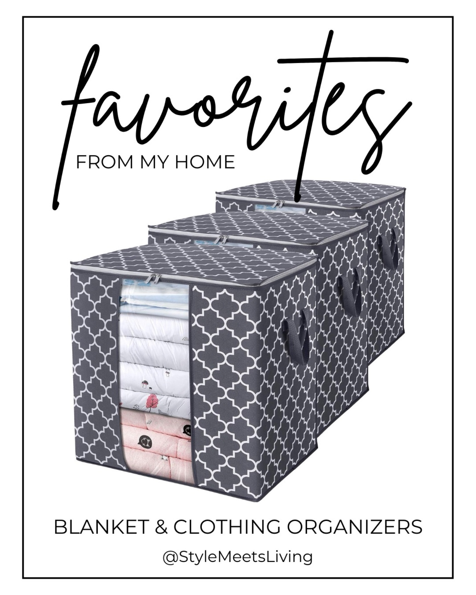 This large storage bag is a game changer for keeping blankets, quilts, and seasonal clothing organized! I use it in my home and absolutely love how much it holds while keeping everything neat and tidy. 

#HomeOrganization #StorageSolutions #DeclutterYourSpace #AmazonFinds #OrganizedLiving
#AmazonHome

#LTKHome #LTKSaleAlert