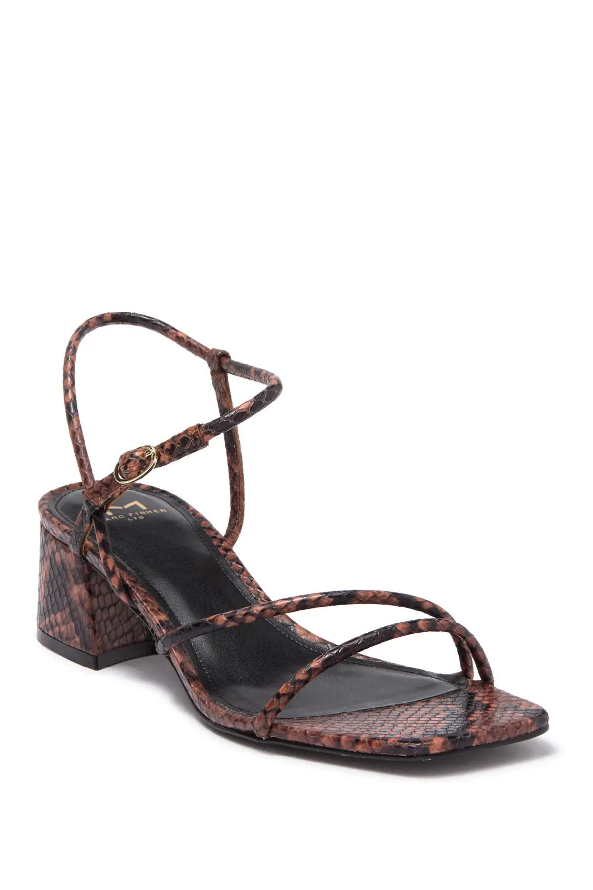 Marc Fisher Jiny Snakeskin Print Sandal at Nordstrom Rack | Nordstrom Rack