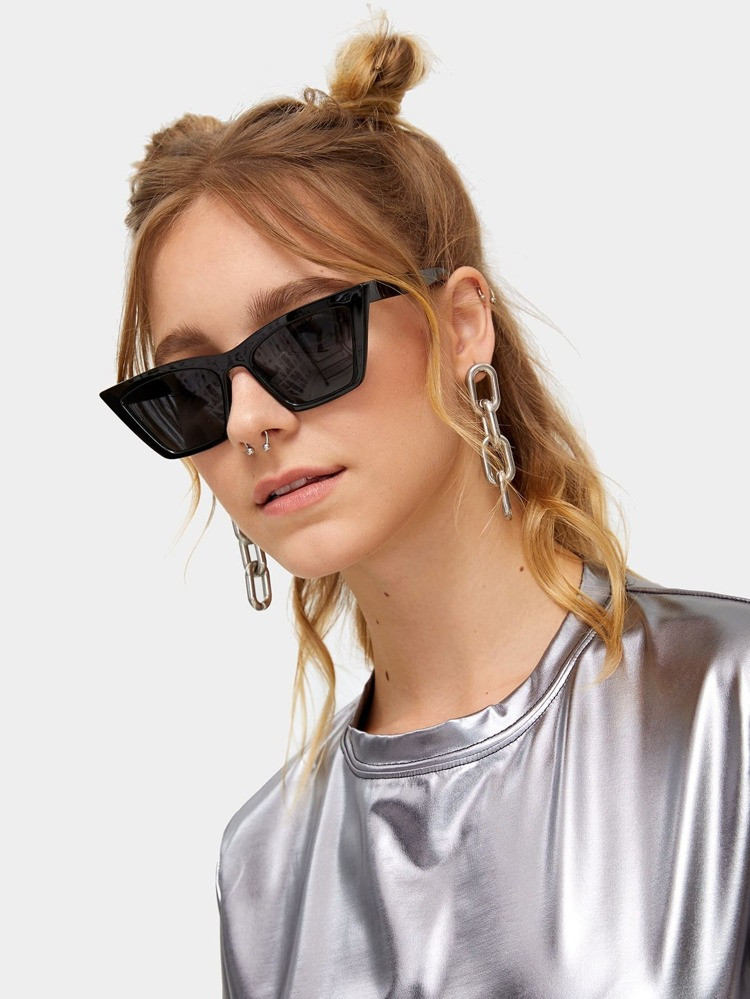 Cat Eye Sunglasses With Case | SHEIN