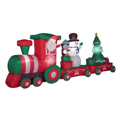 National Tree Company 16 ft. Inflatable Holiday Train | Target