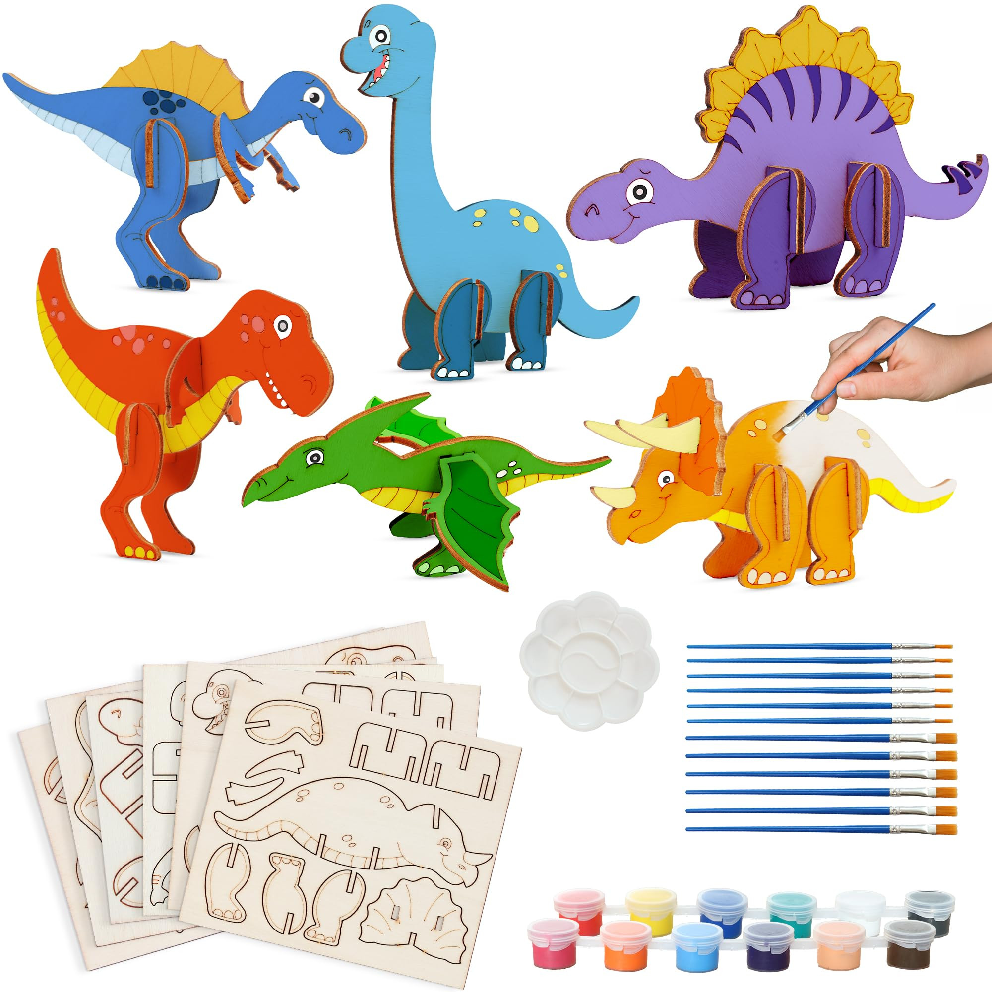 KatchOn, Dinosaur Party Favors - Pack of 37 | Fun Dinosaur Toys for Kids | Dino 3D Party Favors |... | Amazon (US)