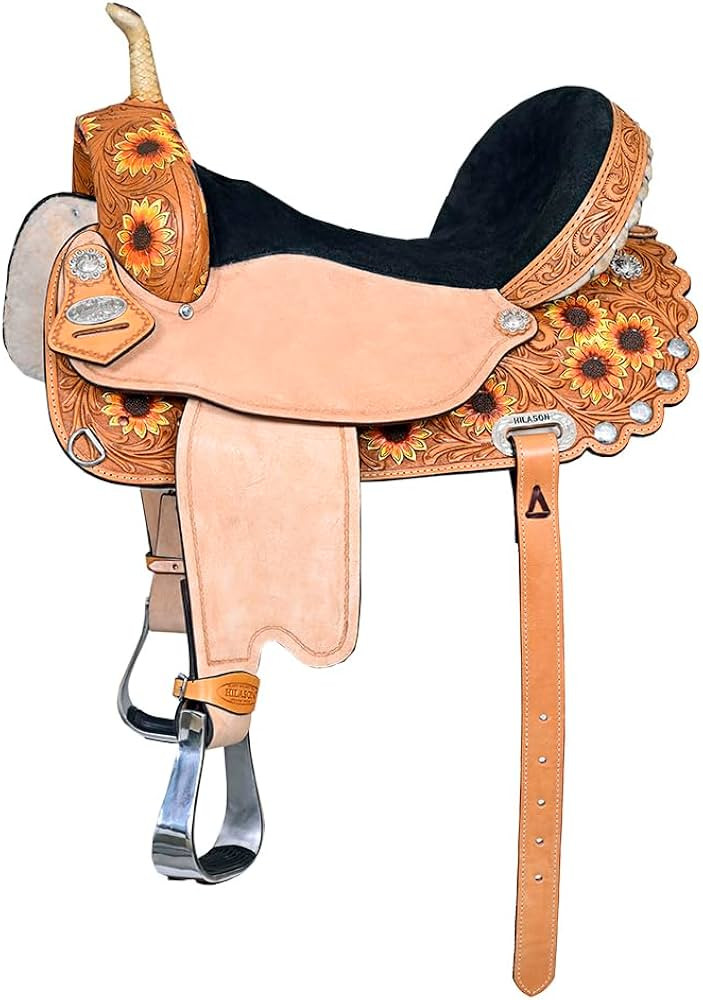 HILASON Flex Tree Western Horse Saddle American Leather Trail | American Saddle Horse | Leather S... | Amazon (US)