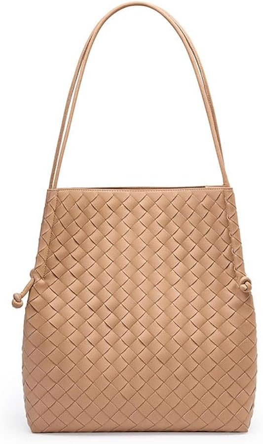 Woven Handbag,leather handbags for women,Fashionable women's Shoulder Handbags（black） | Amazon (US)