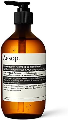 Aesop Resurrection Aromatique Hand Wash | 500mL/16.9 oz | Paraben, Cruelty-free & Vegan | Amazon (US)