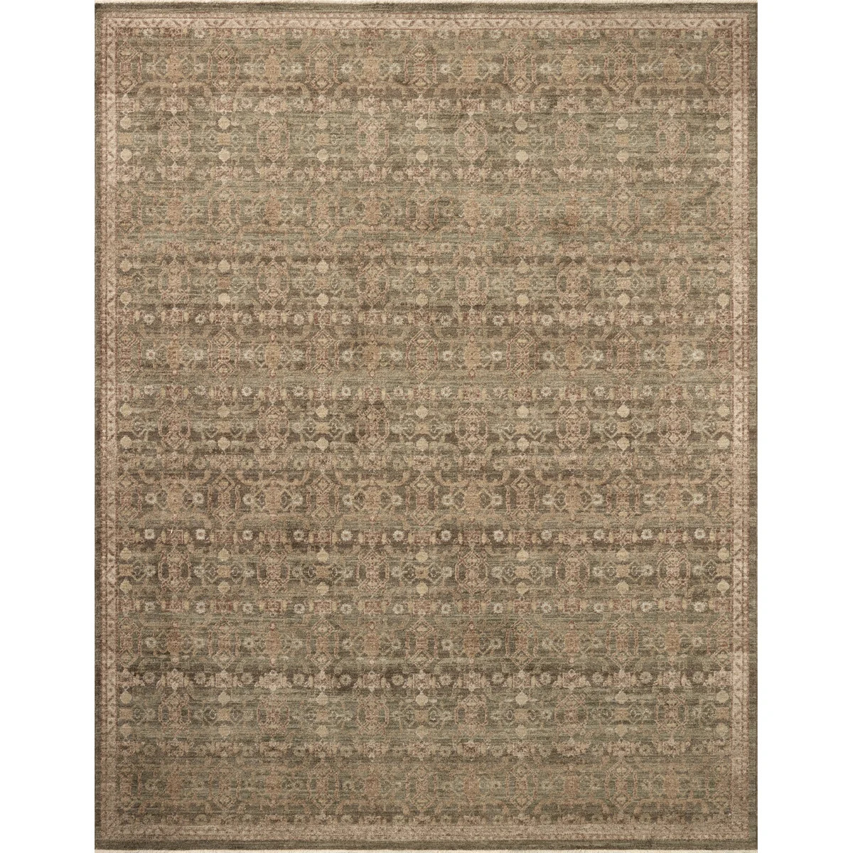 Magnolia Home by Joanna Gaines x Loloi Storrie Lagoon / Spice Area Rug | Wayfair North America