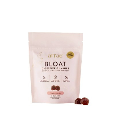 Arrae Multivitamin Bloat Gummies - Peach Lemon | Target