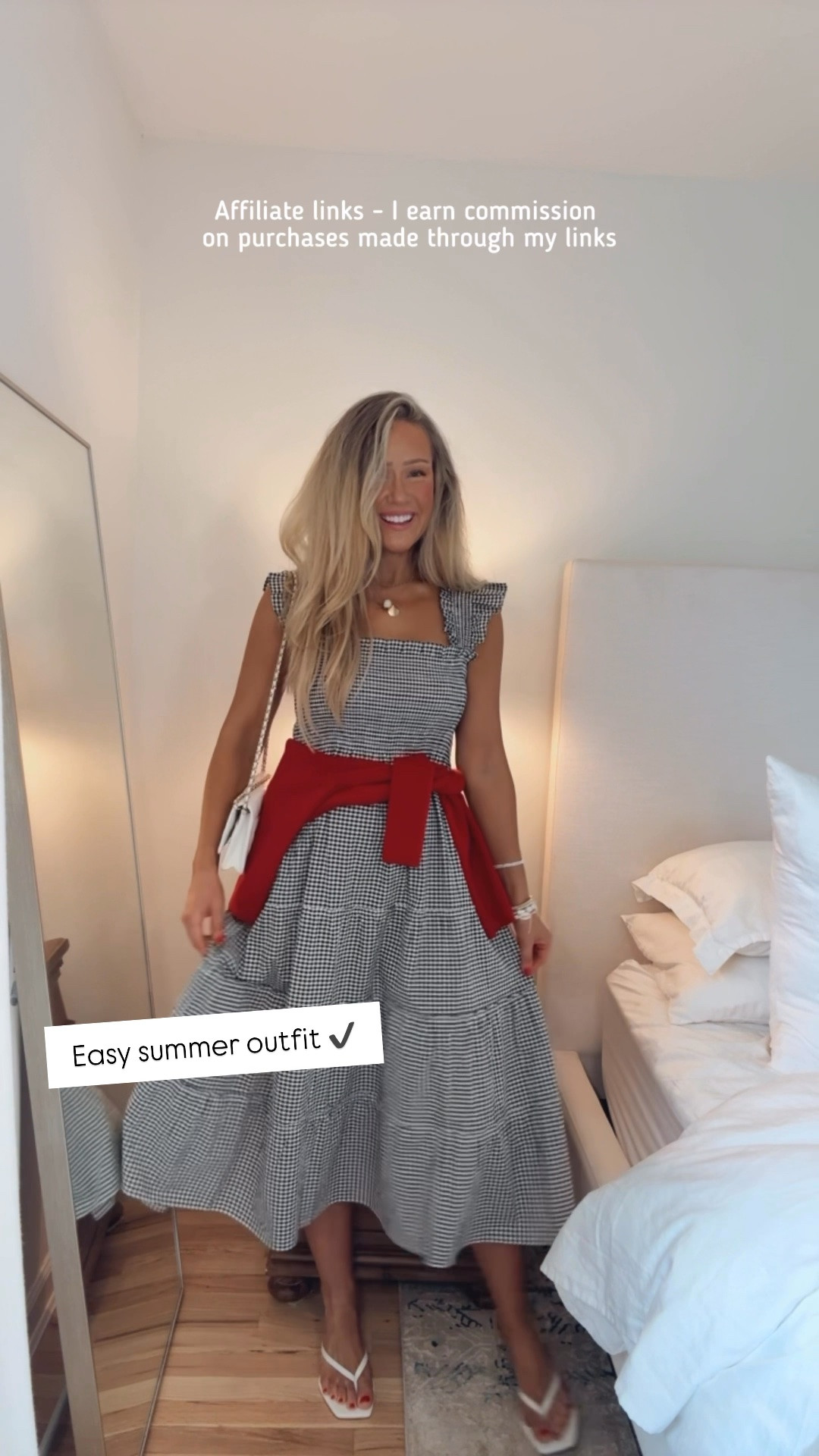Affiliate links - I earn commission on purchases made through my links 

East coast summer vacation outfits
Gingham dress
Capsule wardrobe