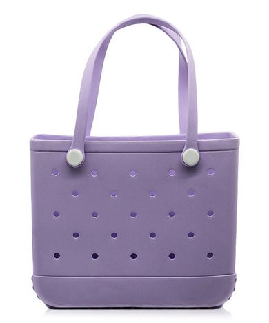 Boolore Purple Cutout Beach Travel Storage Tote | Zulily