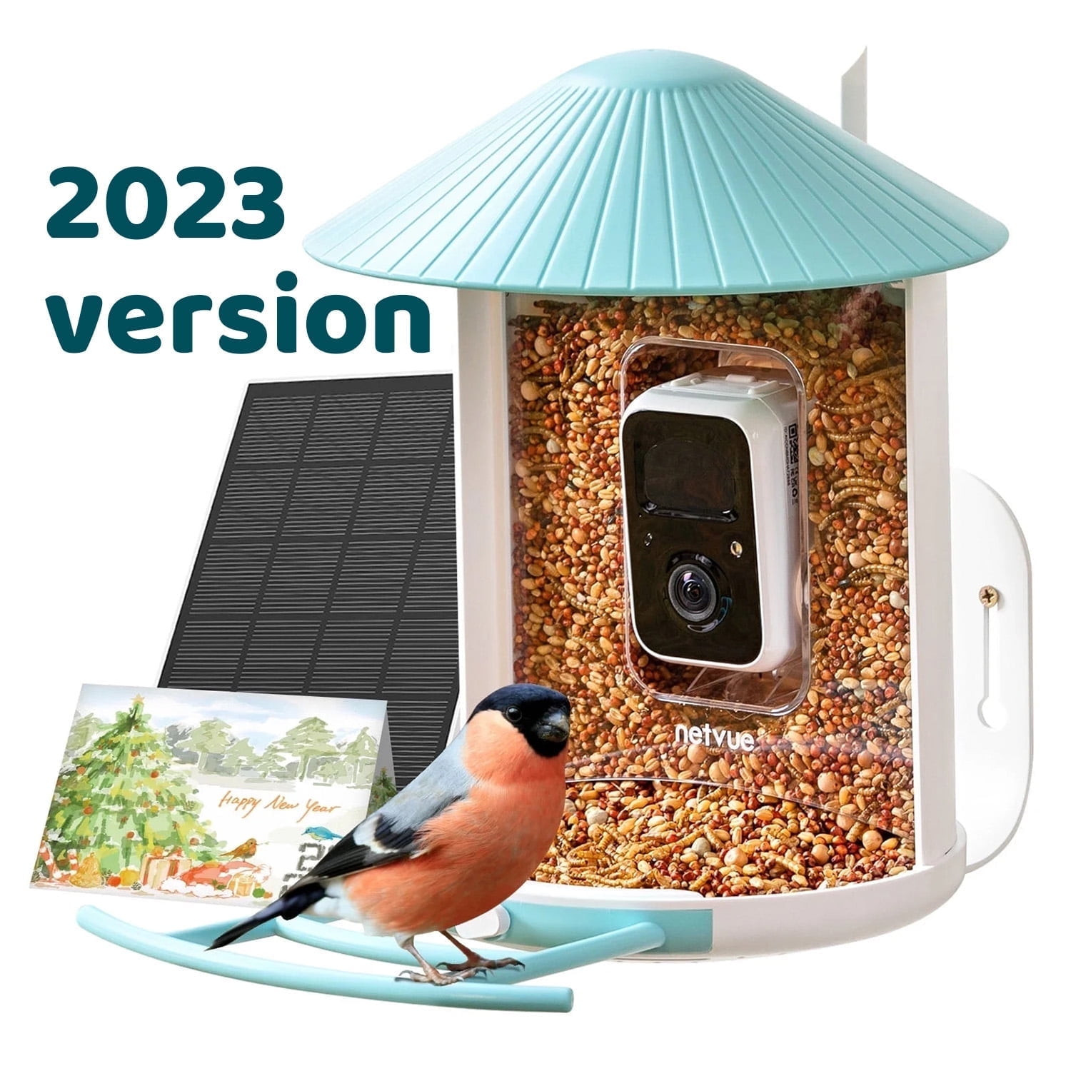 Smart Bird Feeder with Camera, Netvue Birdfy Bird Feeders Camera with AI (by Subscription) for Bi... | Walmart (US)