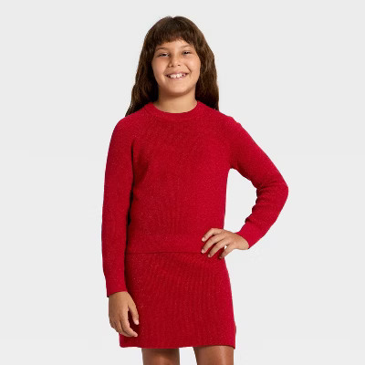 Girls' Pullover Sweater - Cat & Jack™ | Target
