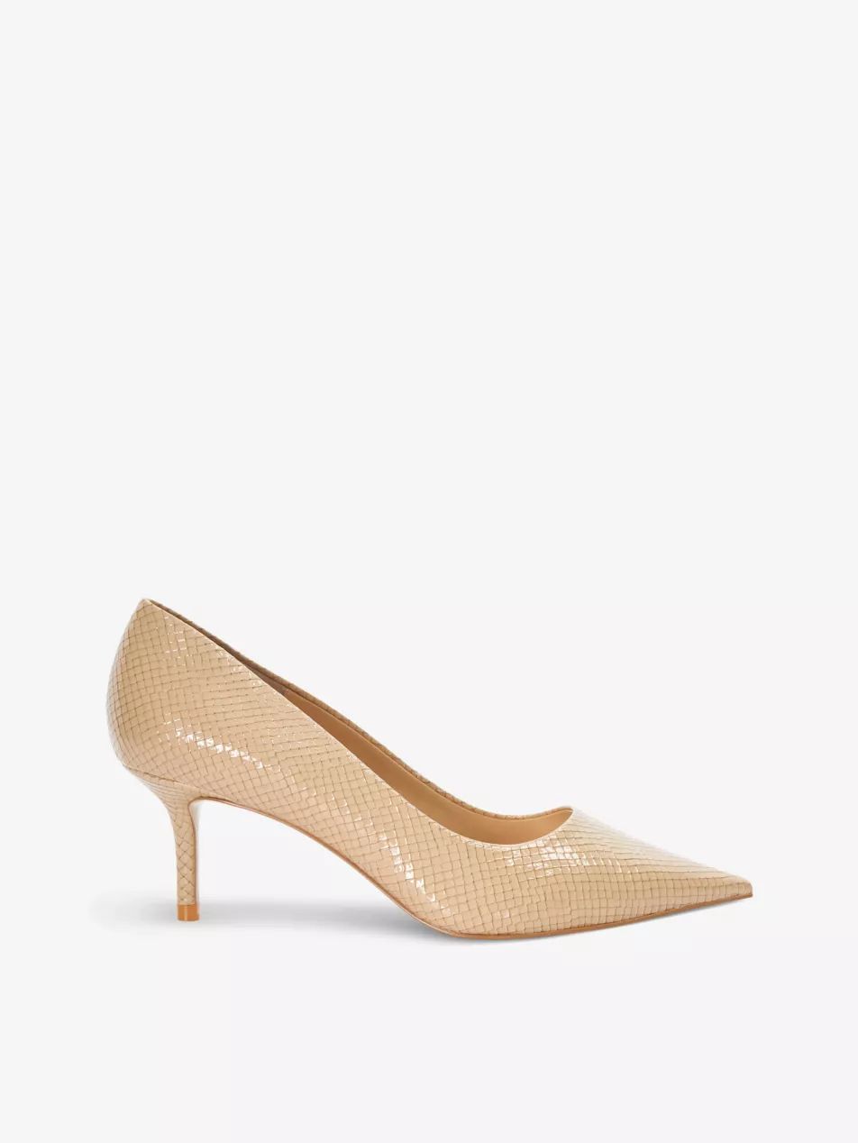 Absolute stiletto-heel faux-leather court shoes | Selfridges