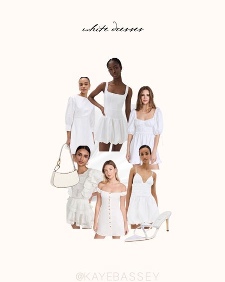 Graduation dress white dress summer outfit ideas - gorgeous summer white mini dresses for all occasions #white #dress #graduation #shopbop #concert 

#LTKworkwear #LTKSeasonal #LTKstyletip