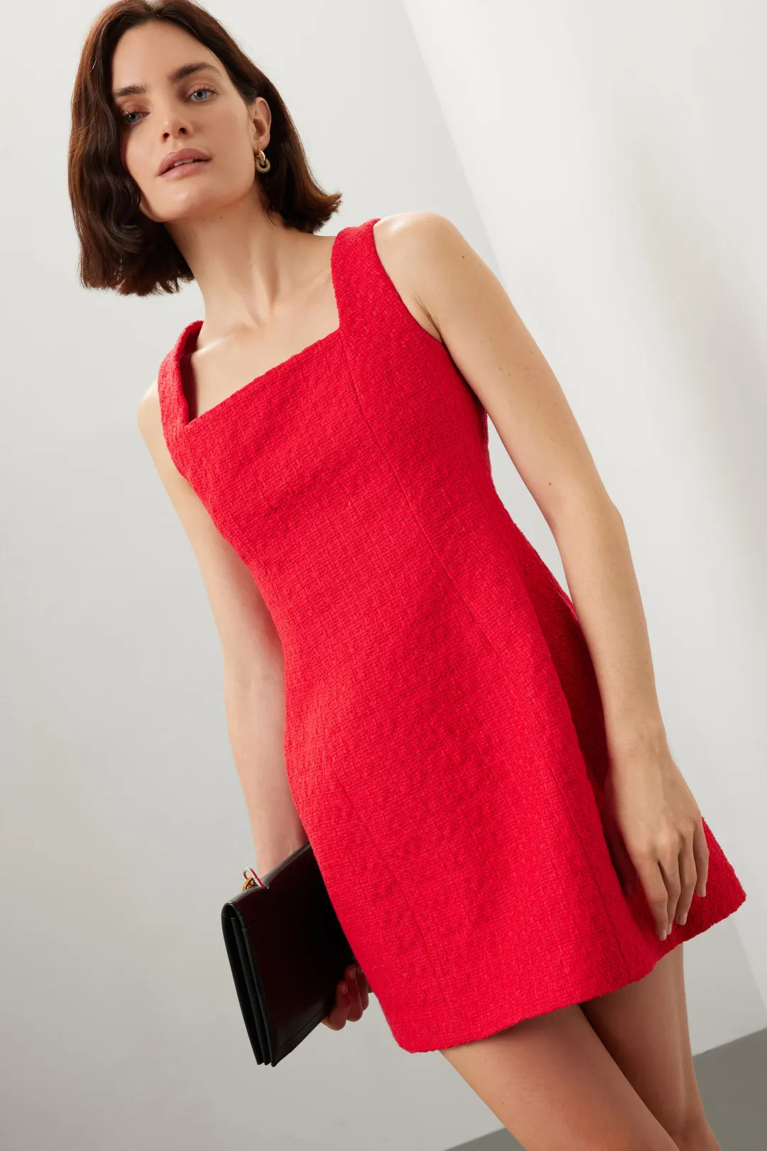 Red Tweed Mini Dress | Rent the Runway