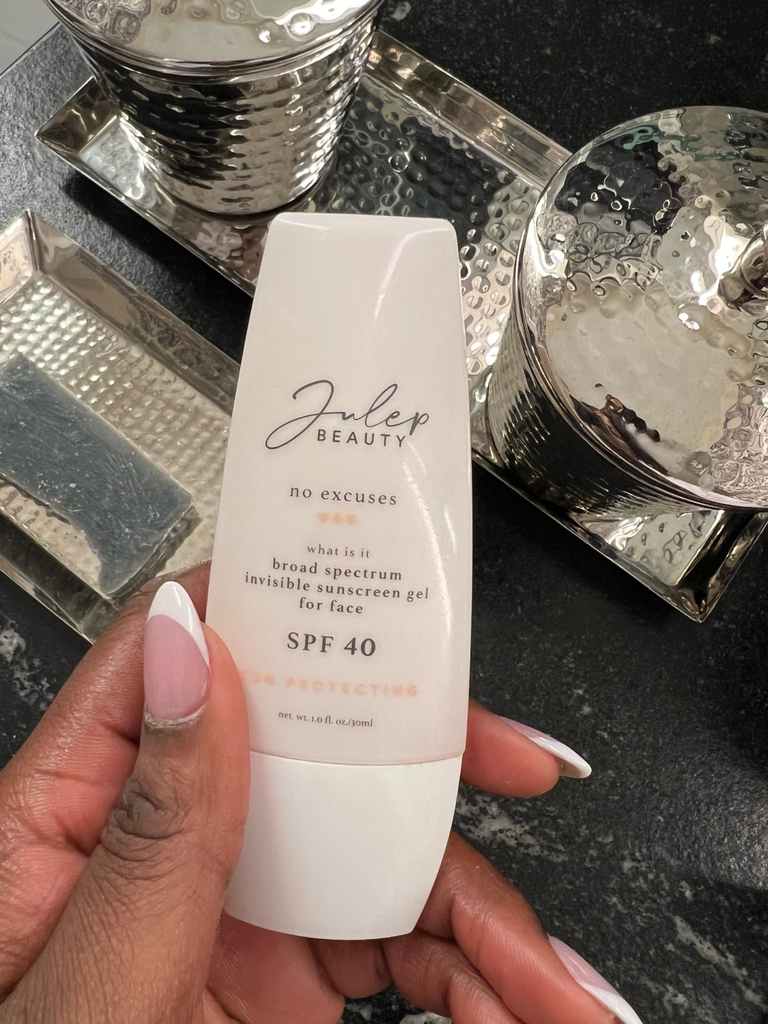 My go to sunscreen year round. It goes on clear without leaving any sticky residue behind and acts as a primer for makeup applications.

#skincare #sunscreen #styledwithintention 

#LTKBeauty #LTKFindsUnder50