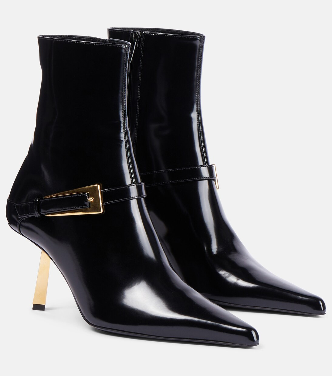 Lee 75 glazed leather ankle boots | Mytheresa (UK)