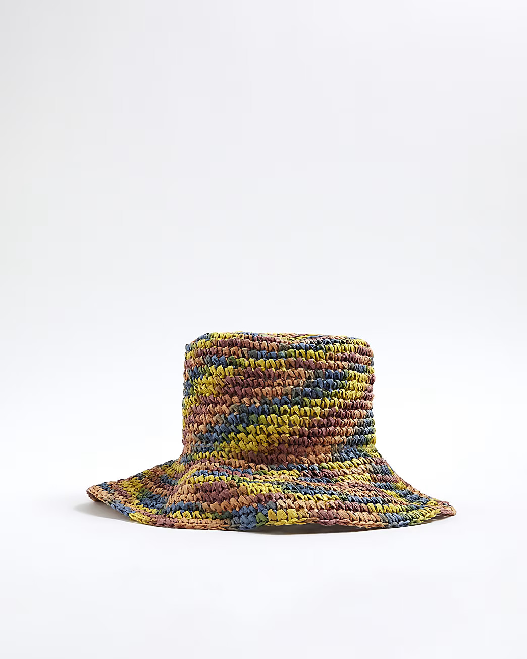 Multi Colour Straw Bucket Hat | River Island UK & IE
