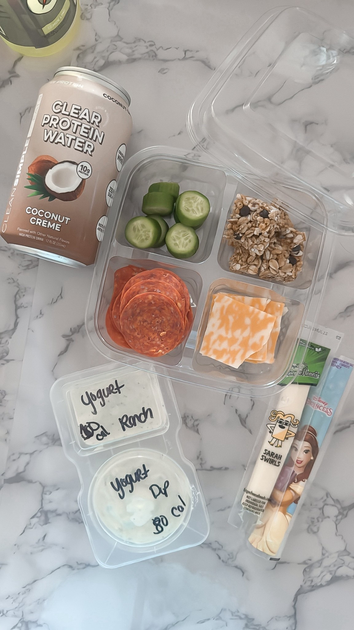 Best plastic contianers for sports, zero dishes! 