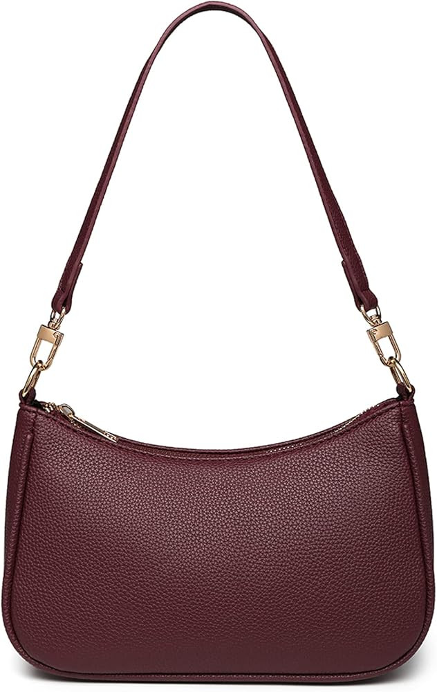 Barabum Retro Classic Clutch Shoulder Tote HandBag with Zipper Closure for Women | Amazon (US)