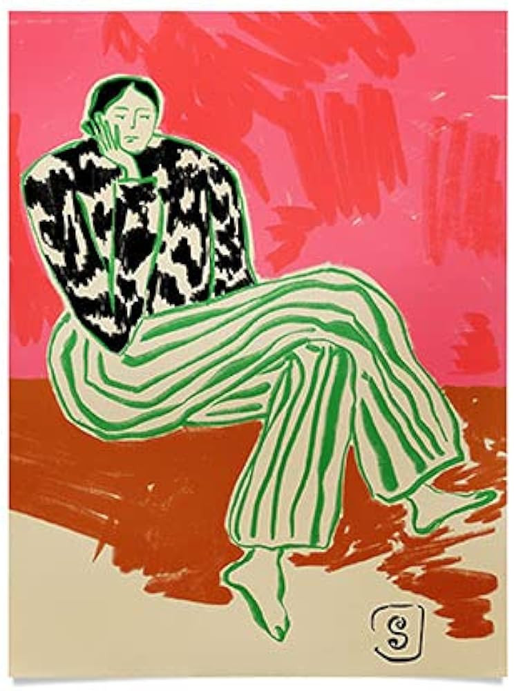 Society6 2021 Poster, 18" x 24", sandrapoliakov Calm Woman Portrait | Amazon (US)