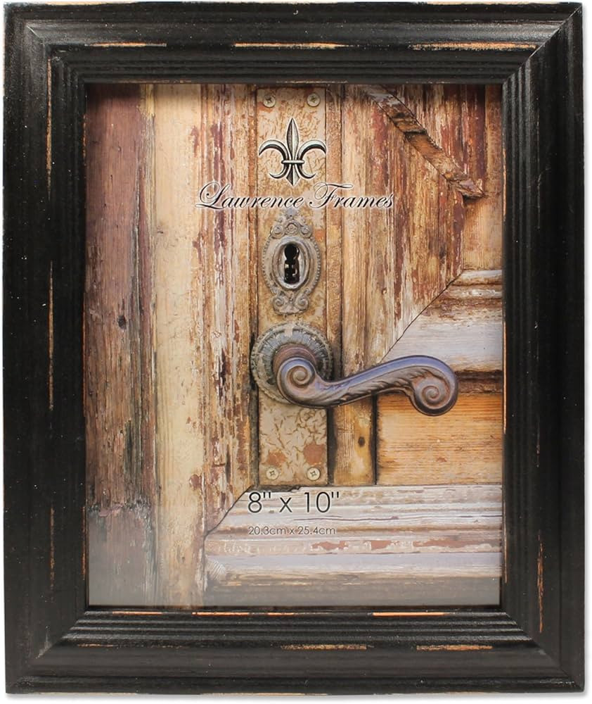 8x10 Weathered Black Wood Picture Frame | Amazon (US)