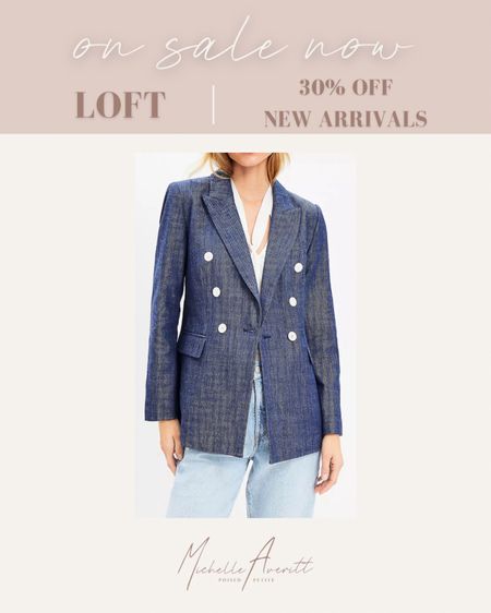 Loving this new blazer from LOFT! On sale for 30% off 

#LTKstyletip #LTKworkwear #LTKMostLoved