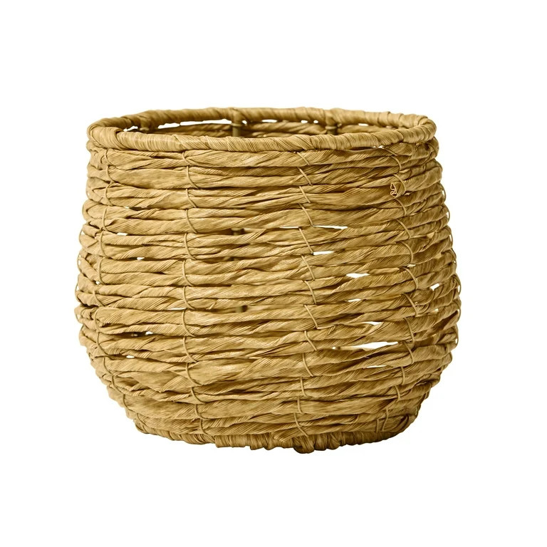 Better Homes & Gardens 5" Woven Faux Seagrass Vase | Walmart (US)