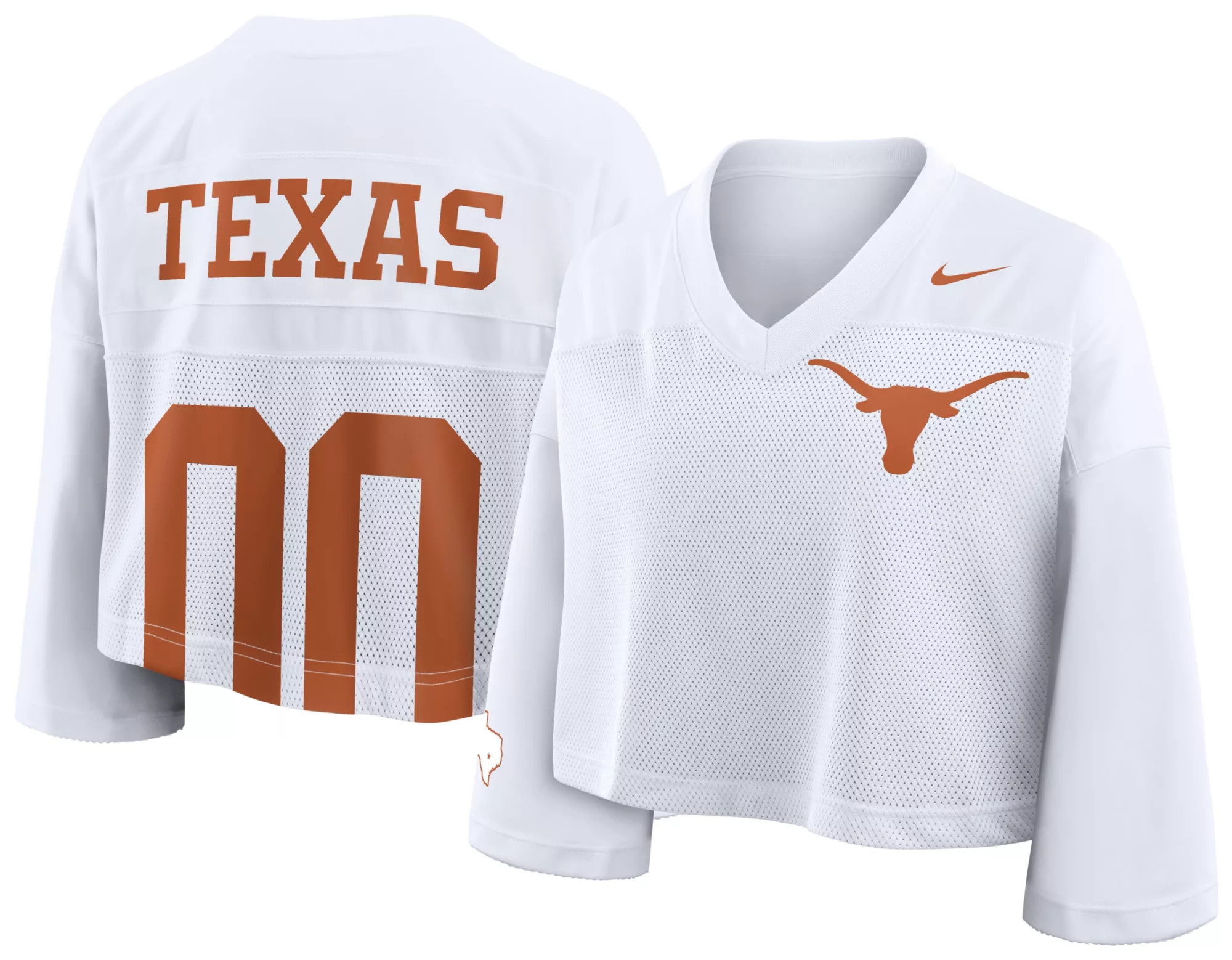 Nike Women's Texas Longhorns White Cropped Replica Jersey | DICK'S Sporting Goods