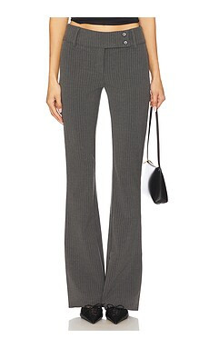 superdown Emerson Pant in Grey Pinstripe from Revolve.com | Revolve Clothing (Global)