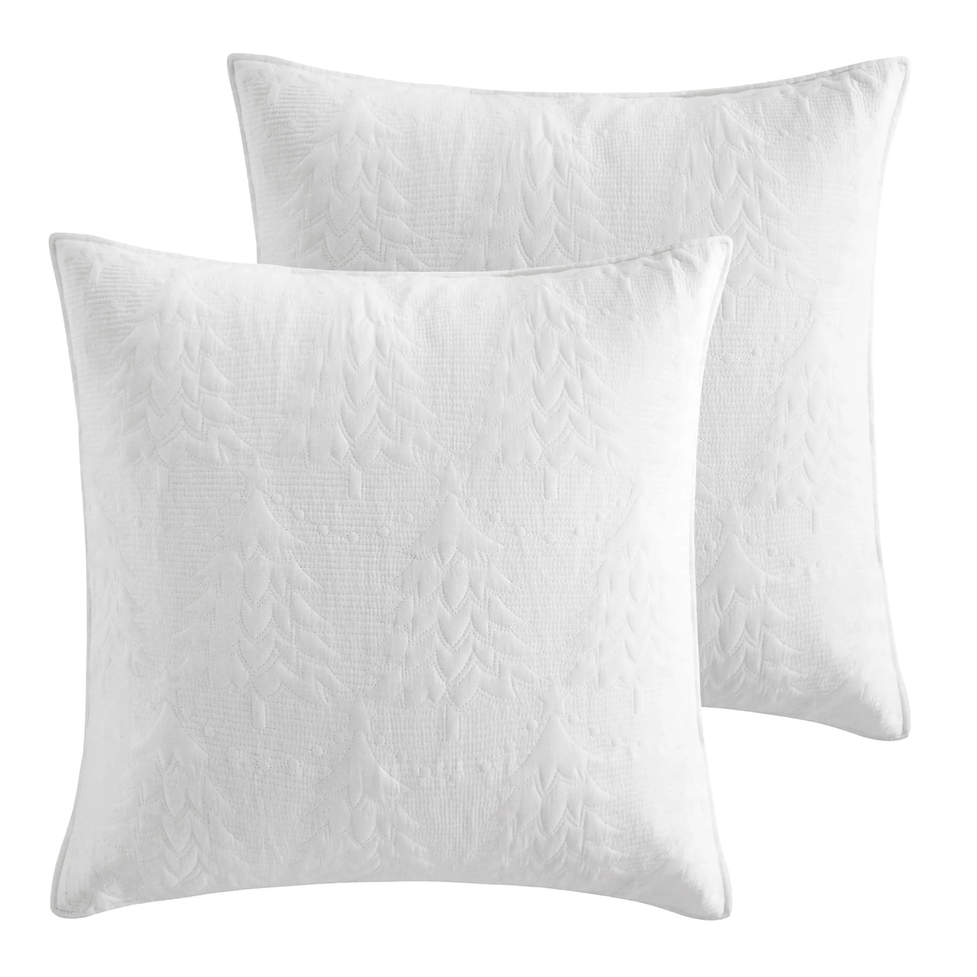 O Christmas Tree White Euro Sham Set of 2 | Levtex Home