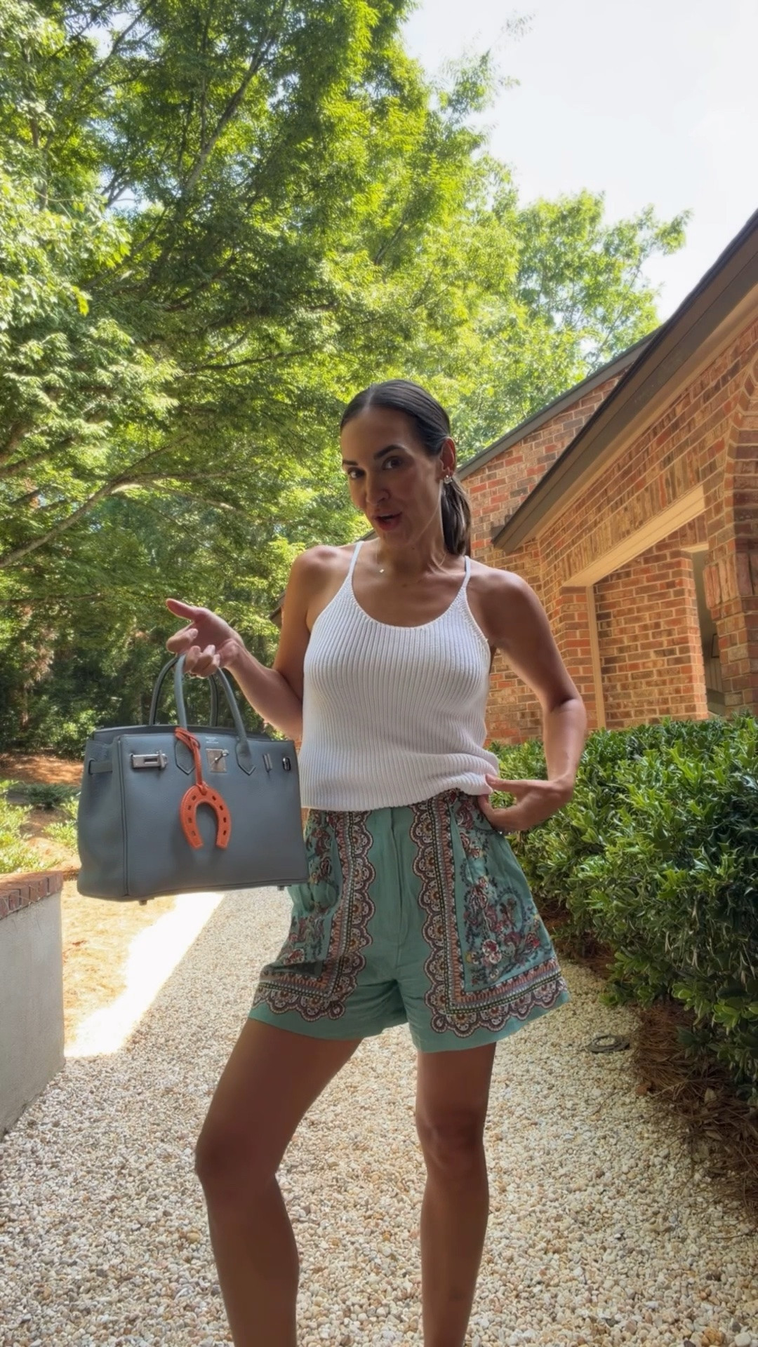 Wearing smalls - shorts are on sale and I love them!