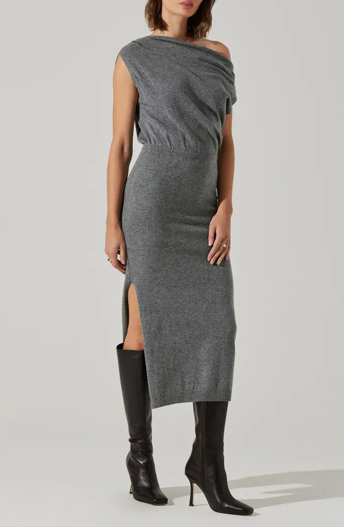 ASTR the Label Val Asymmetric Sweater Dress | Nordstrom | Nordstrom