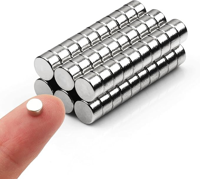 60pcs Small Magnets,Round for Refrigerator , Cylinder, Fridge , Office , Whiteboard , Durable Lit... | Amazon (US)