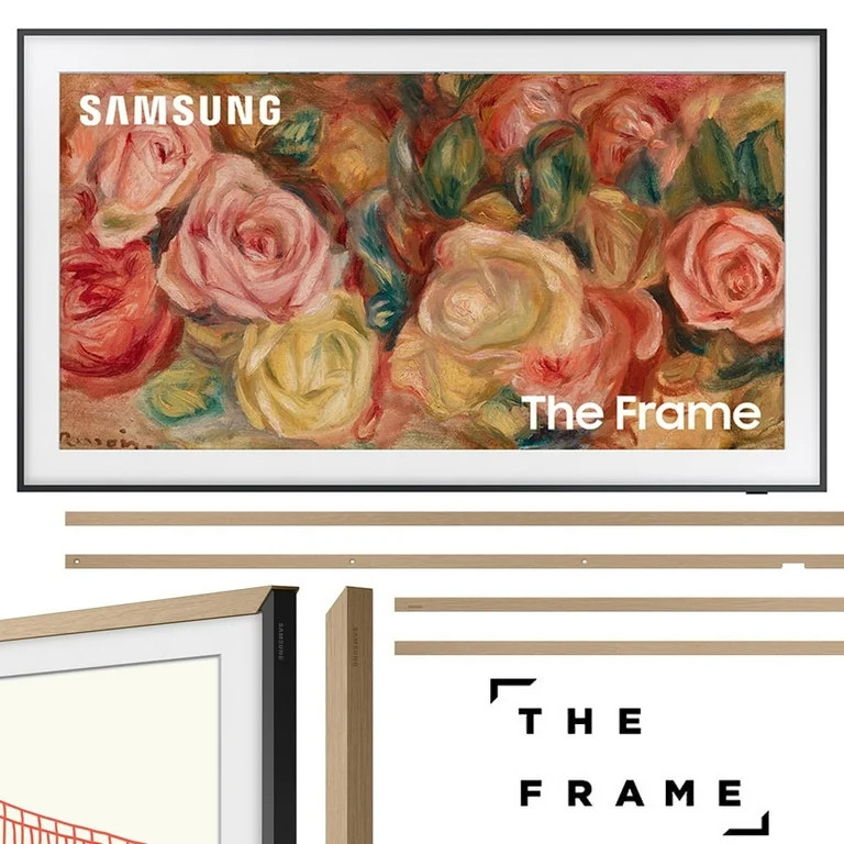 Samsung QN55LS03DAFXZA 55 inch The Frame QLED 4K Smart TV 2024 Bundle with Samsung 55 inch The Fr... | Walmart (US)