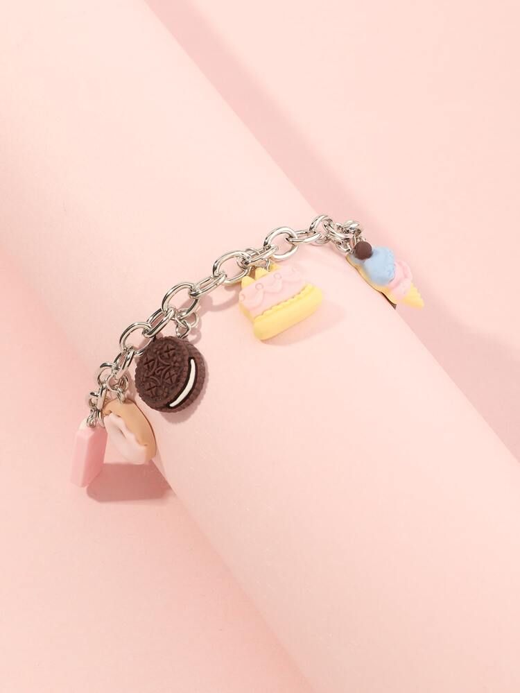 Toddler Girls Dessert Charm Chain Bracelet | SHEIN