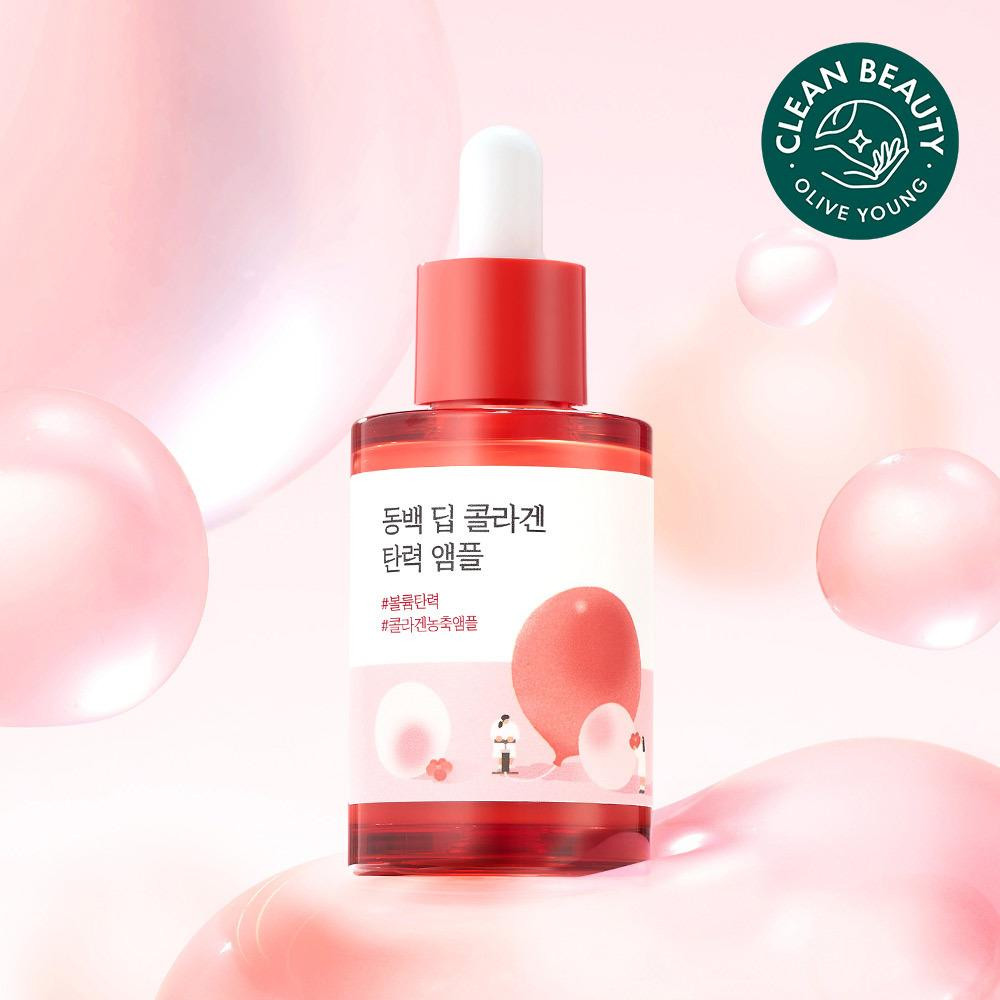 ROUND LAB Camellia Deep Collagen Firming Ampoule 30ml | OLIVE YOUNG Global | Olive Young Global
