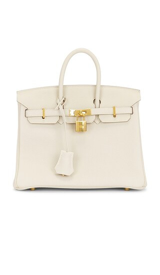 Hermes Togo Birkin 25 Handbag in Craie | Revolve Clothing (Global)